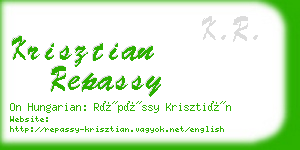 krisztian repassy business card